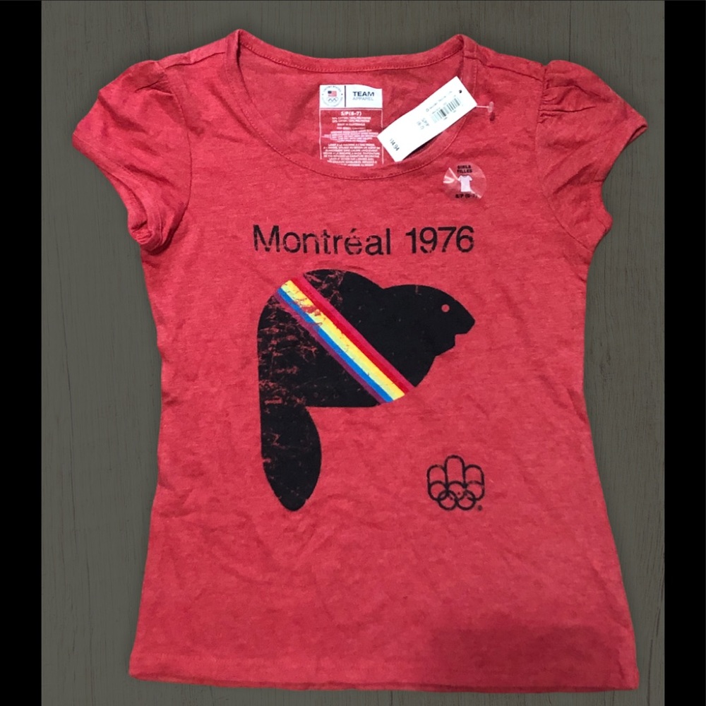 Girls Short Sleeves Montreal  Shirt